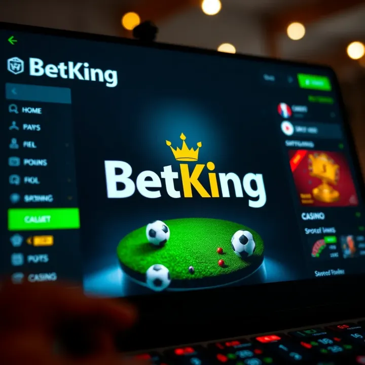 Screenshot of BetKing app showing accumulator bet placement interface with odds and potential returns