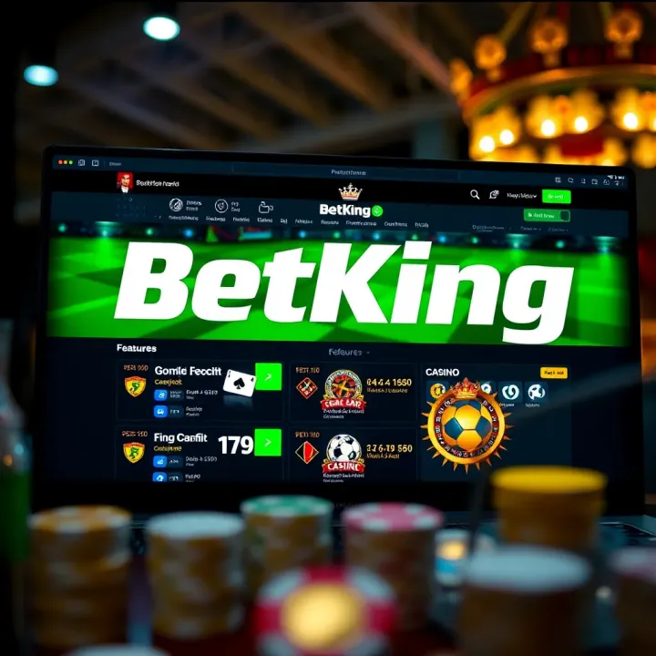 Secure Login Screen on BetKing App Secure login screen of the BetKing app highlighting user safety features