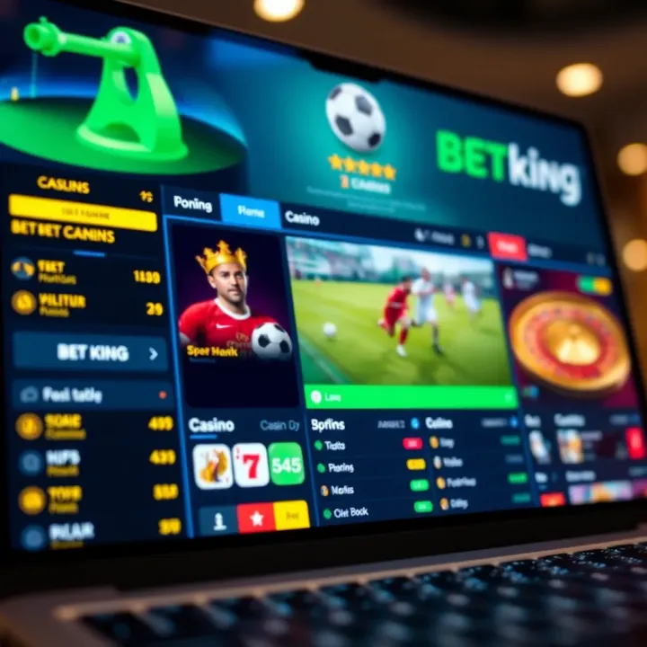 Illustration of Betking booking code entry on a digital device screen