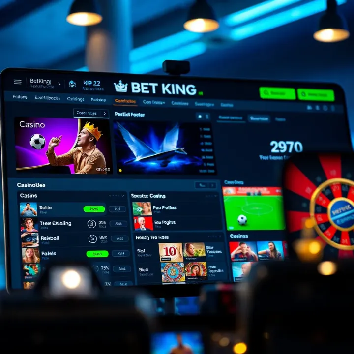 Betting dashboard showing odds and risk management tools tailored for Nigerian bettors on BetKing platform