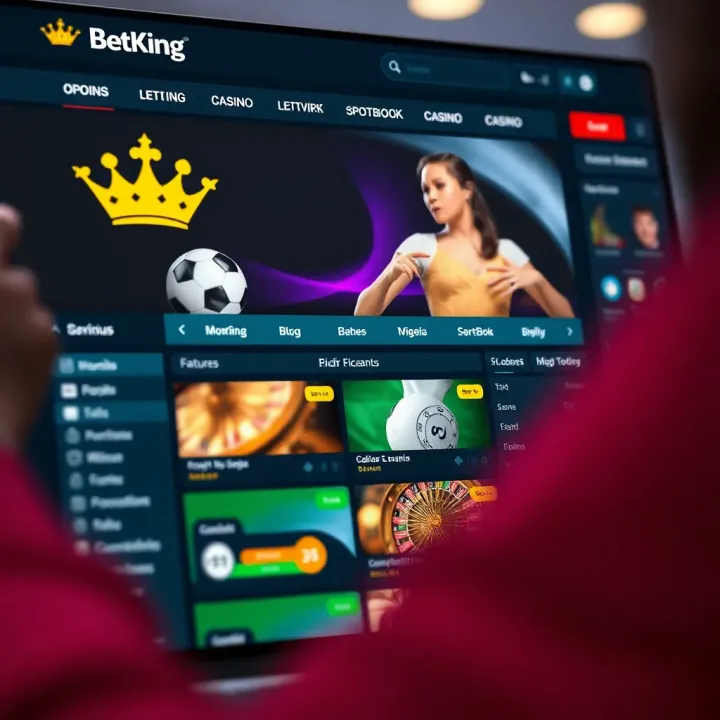 Live football match scoreboard displaying real-time updates on BetKing platform