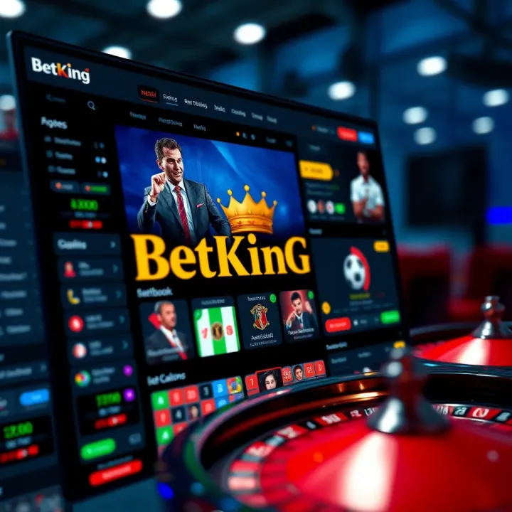 Illustration of mobile phone with BetKing Mini App icons highlighting fast and data-efficient features