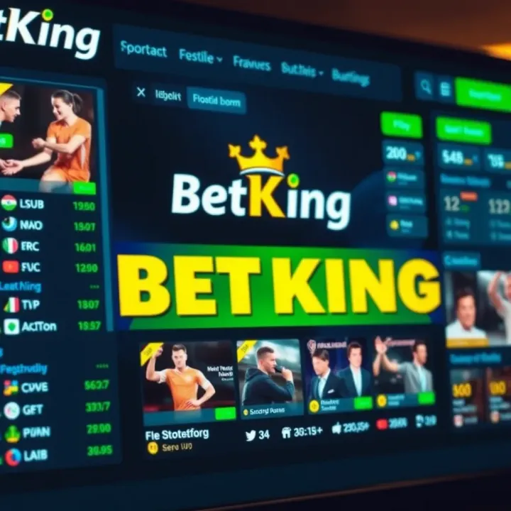 Mobile device screen displaying BetKing NG login app installation page