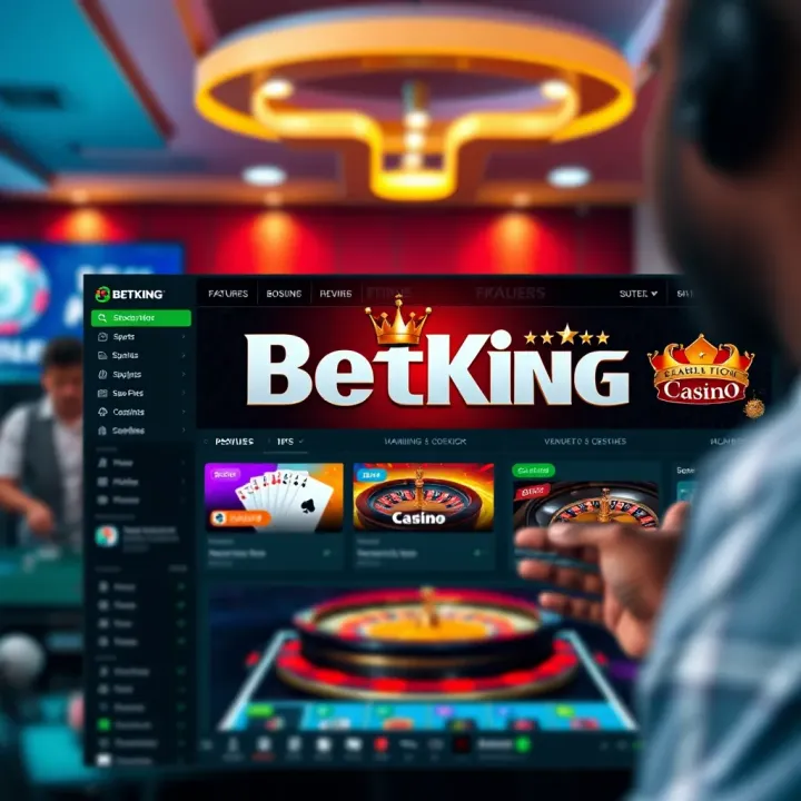 Screenshot of BetKing's legacy mobile betting platform interface in Nigeria
