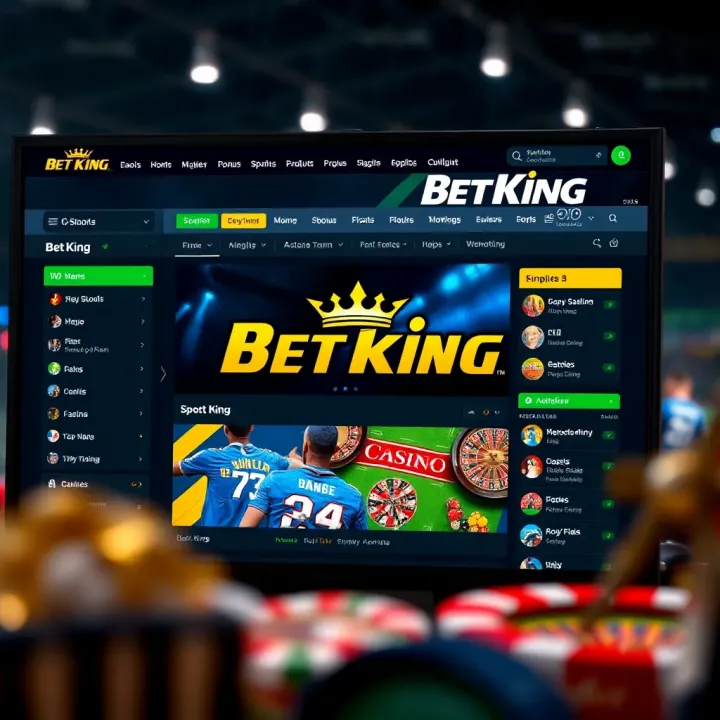 Illustration of a mobile phone displaying BetKing promo code entry screen with vibrant betting icons