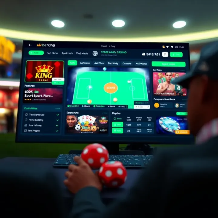 BetKing Shop Business Management and Analytics Overview Diagram depicting management tools and betting business analytics for BetKing shop operators
