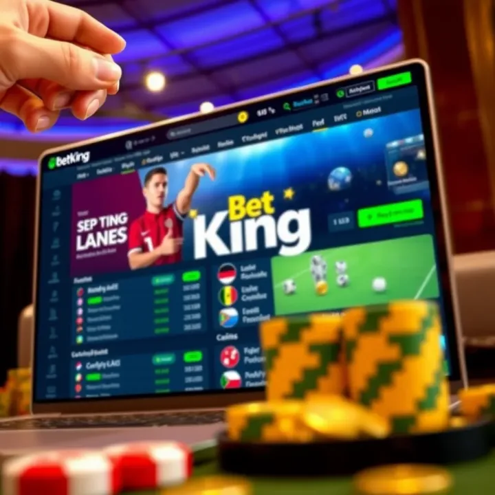 Graphic illustrating the transition from the BetKing old site to the new platform with focus on improved security and user experience