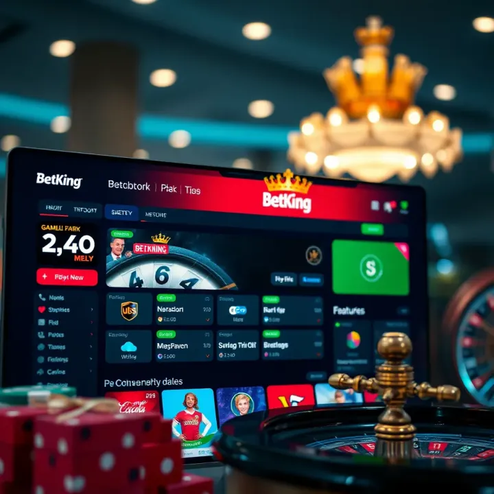 Secure login interface for BetKing Uganda accessed from Nigeria on a laptop screen