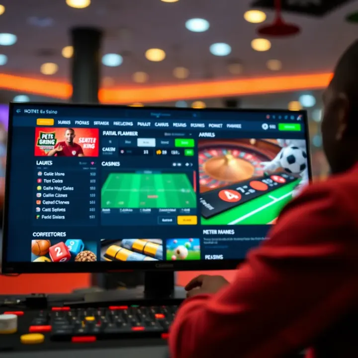 Diagram of betting strategies and risk management icons tailored for Nigerian players on BetKing platform