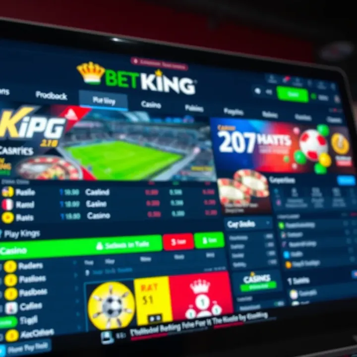 Digital interface showing football match scores and betting options on a mobile device
