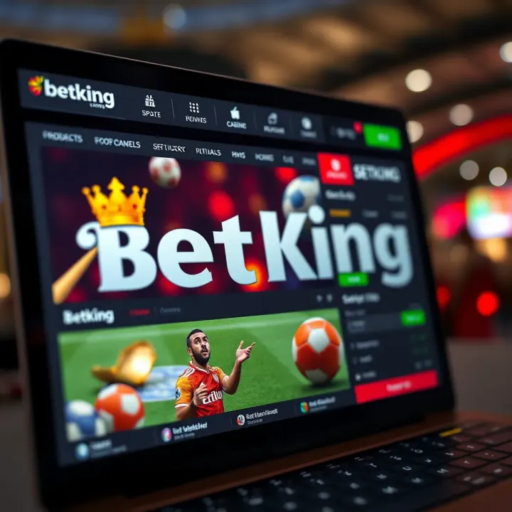 Graphic highlighting legal online gaming in Nigeria with responsible play symbols and BetKing logo