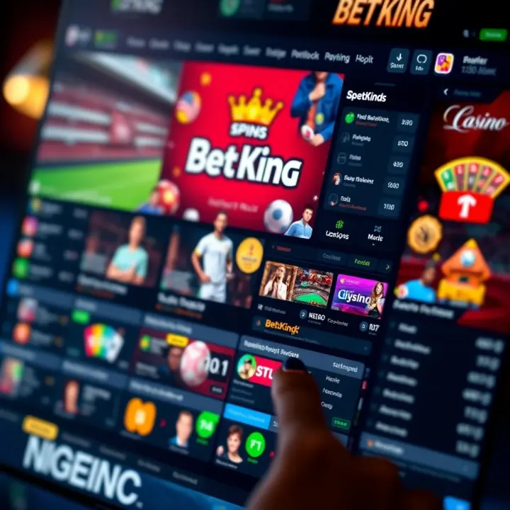 Registration Form on Betking Mobile Platform Illustration of registration form on Betking mobile with input fields highlighted