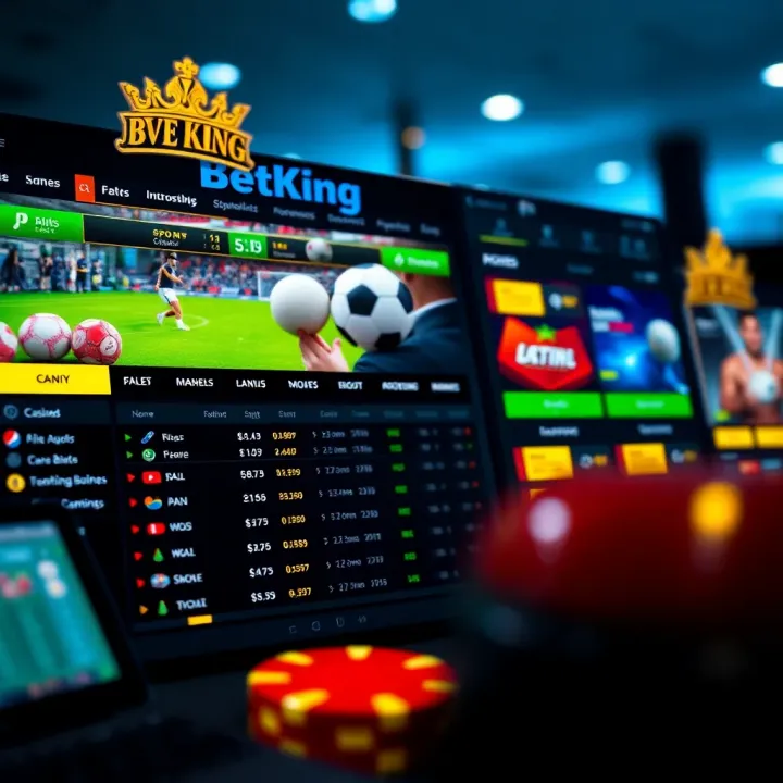 Various sports icons representing football, basketball, and tennis available for live streaming