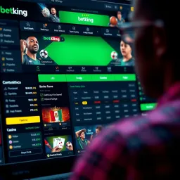 Betking Spaceman Betting Interface with Futuristic Design Colorful depiction of a futuristic spaceman-themed betting interface with various game elements