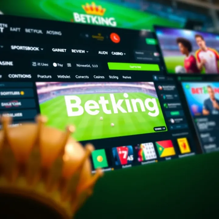 Mobile phone displaying BetKing Telegram channel with sports betting tips and live updates on screen