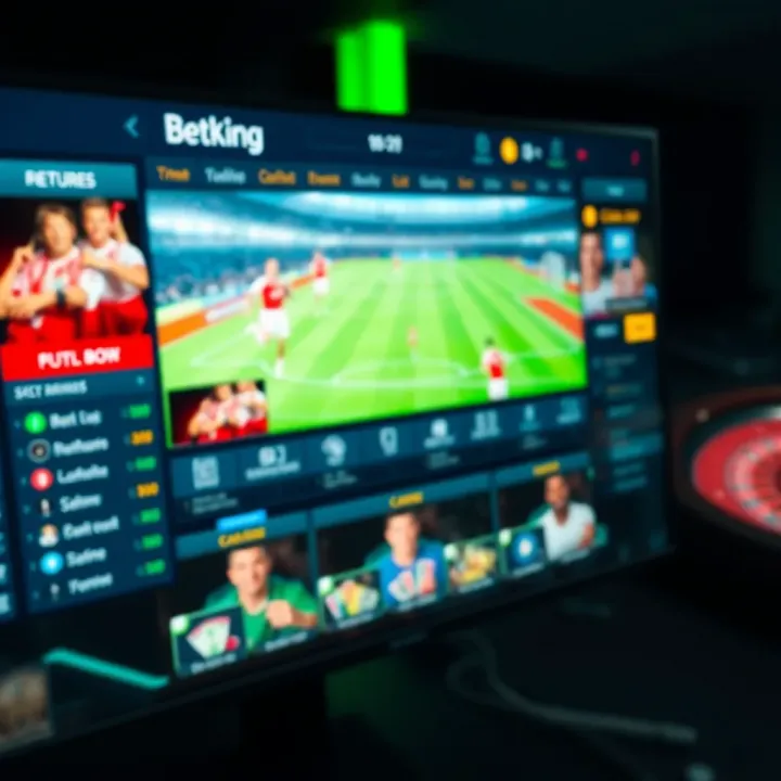 Digital interface displaying cryptocurrency symbols and casino gaming icons