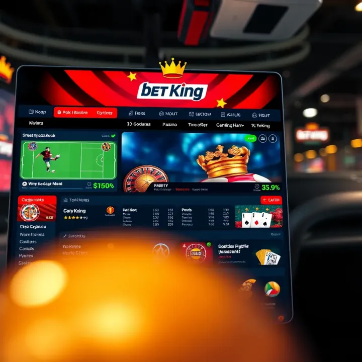 BetKing Logo Representing Licensed Sports Betting in Nigeria Official BetKing logo with Nigerian flag symbolizing legal sports betting