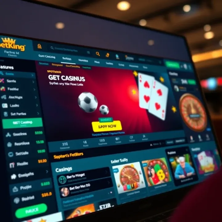 Interface showing various sports betting options on a digital platform in Nigeria