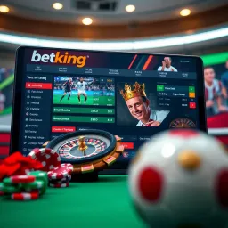 BetKing Voucher Redemption Interface on Mobile Illustration of a mobile phone screen displaying BetKing voucher redemption interface with clear options to enter voucher code
