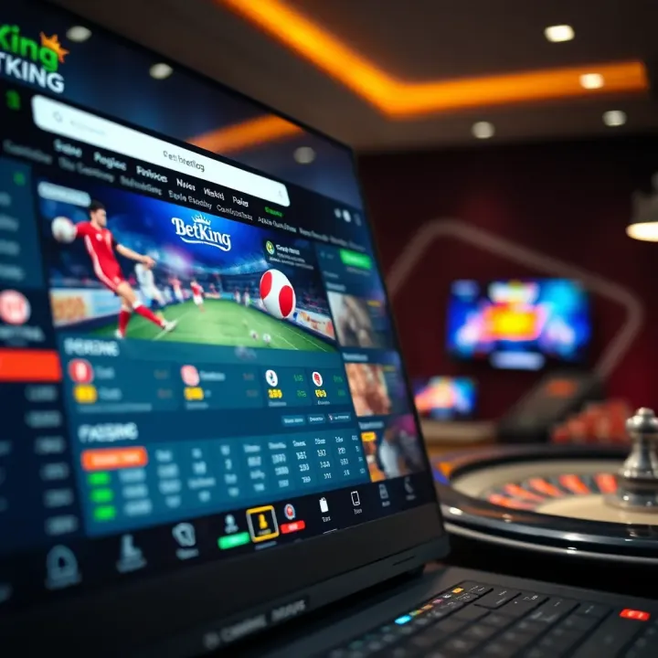 Illustration representing the growth and success of BetKing in the Nigerian sports betting market